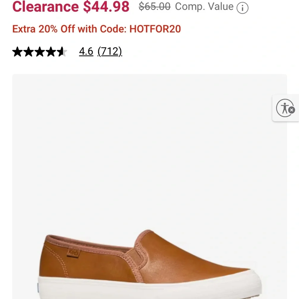 Keds Double Decker Leather Slip-On Sneaker - Picture 5 of 6